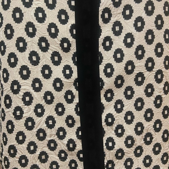 Anthropologie by THML women's S mixed media/print textured geometric top EUC - Picture 3 of 10